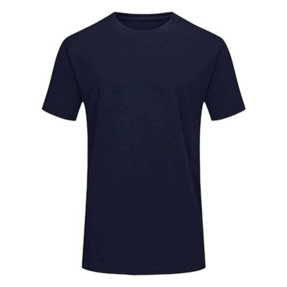 Kiijoy Boys Breathable Active Tee Casual Short Sleeve Solid Plain T Shirt, Sizes 7-8