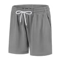 thumbnail image 1 of Kiijoy Boys Breathable Athletic Shorts Casual High Rise Drawstring Shorts, Sizes 4-13, 1 of 4