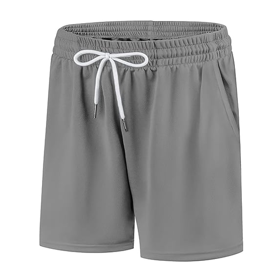 Kiijoy Boys Breathable Athletic Shorts Casual High Rise Drawstring Shorts, Sizes 4-13