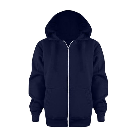 Kiijoy Boys Casual Zip Up Hoodie Fall Long Sleeve Hooded Sweatshirt Jacket Top, Sizes 3-12