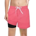 thumbnail image 1 of Kiijoy Boys Compression Liner Athletic Shorts Beach Quick Dry Sports Shorts, Sizes 2-14, 1 of 3