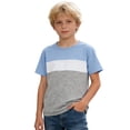 thumbnail image 1 of Kiijoy Boys Crew Neck Short Sleeve T-Shirt Casual Summer Crew Neck T Shirt Tee, Sizes 3-13, 1 of 3