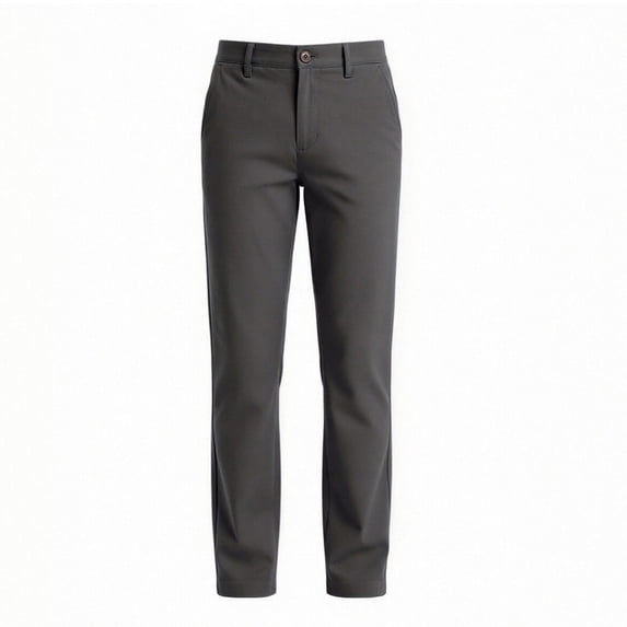 Kiijoy Boys Dress Pants Straight Fit Uniform Pants School Formal Trousers, Sizes 6-7