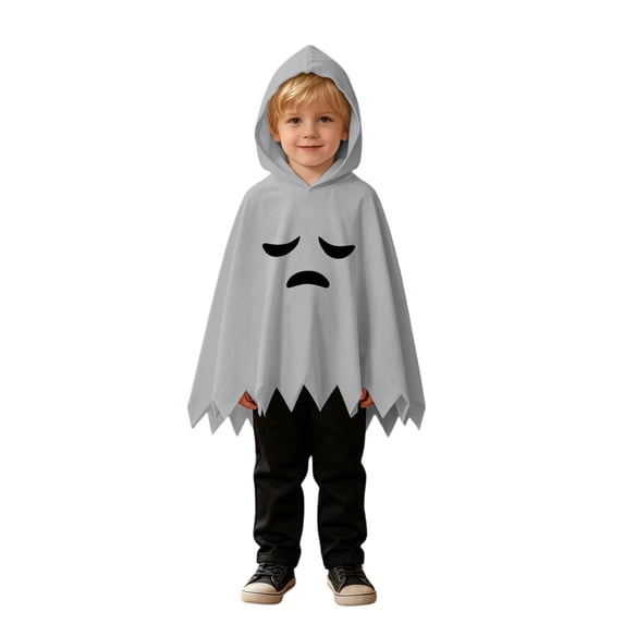 Kiijoy Boys Halloween Clothes Set Unisex Kids Party Dress-Up Hooded Outfits, Sizes 0-9
