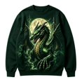 thumbnail image 1 of Kiijoy Boys Halloween Sweatshirt Casual Dragon Pullover Sweatshirts, Green, Sizes 9-10Y, 1 of 3
