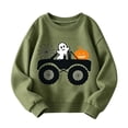 thumbnail image 1 of Kiijoy Boys Halloween Sweatshirt Crewneck Long Sleeve Graphic Pullover, Sizes 2-14, 1 of 4
