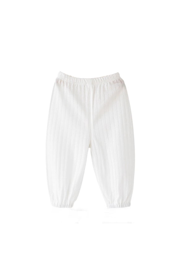 Boys High Rise Pants Casual Solid Color Knit Soft Slacks Pants, Sizes 0-3 Months