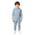 thumbnail image 1 of Kiijoy Boys Leopard Print Outfits Casual Pullover Hoodie Sweatpants Sweatsuits, Sizes 3-13, 1 of 3