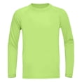 thumbnail image 1 of Kiijoy Boys Long Sleeve Performance Shirt Quick Dry Workout Athletic Tee Top, Sizes 6-7, 1 of 4