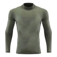 thumbnail image 1 of Kiijoy Boys Long Sleeve Compression Shirt Solid Athletic Workout Stretch T-Shirt, Sizes 9-10, 1 of 4