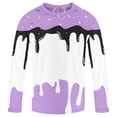 thumbnail image 1 of Kiijoy Boys Long Sleeve Rash Guard Ice-Cream Print Swim Shirt with UPF50+, Sizes 3-14, 1 of 3