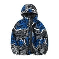thumbnail image 1 of Kiijoy Teen Girls Waterproof Rain Jacket Fashion Zip Up Hooded Windbreaker, Sizes 13-14, 1 of 3