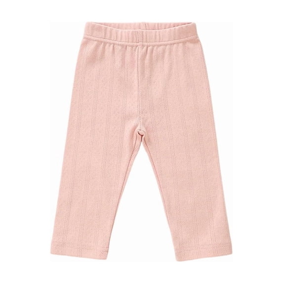 Kiijoy Boys Ribbed Long Pants Casual Solid Pull On Trousers Bottoms, Sizes Newborn