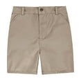 thumbnail image 1 of Kiijoy Boys School Uniform Flat Front Shorts Chino Twill Solid Dress Shorts, Sizes 13-14, 1 of 4