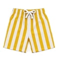 thumbnail image 1 of Kiijoy Boys Striped Swim Trunks with Compression Liner Swim Shorts Swimwear, Sizes 2-14, 1 of 3
