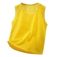 thumbnail image 1 of Kiijoy Boys Summer Breathable Tank Top Casual Sports Solid Sleeveless Shirt, Sizes 3-4, 1 of 2