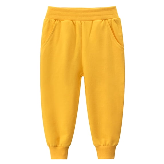 Kiijoy Boys Sweatpants Casual Active Joggers Relaxed Pull-On Athletic Pants, Sizes 5-6