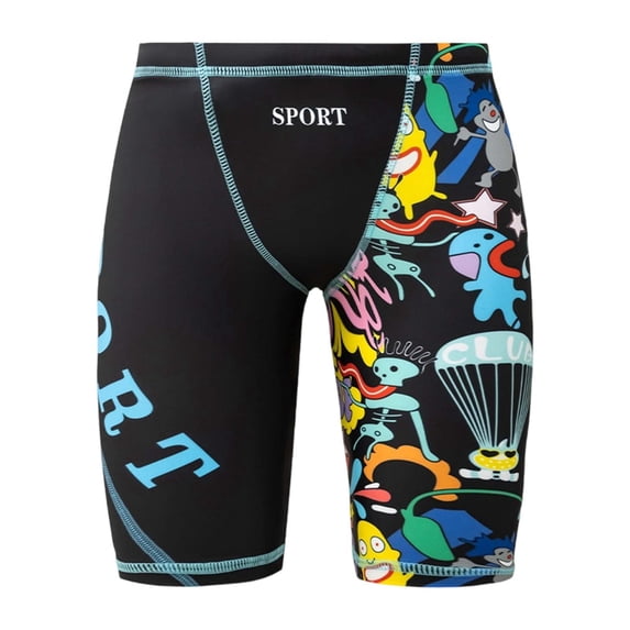 Kiijoy Boys Swim Trunks Quick Dry Stretch Swim Shorts Bathing Suit Swimwear, Sizes 6-11