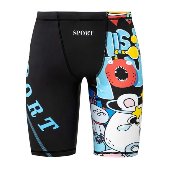 Kiijoy Boys Swim Trunks Swimwear Beach Swim Shorts Athletic Swimming Bottom, Sizes 8-9