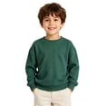 thumbnail image 1 of Kiijoy Casual Athletic Sweatshirt for Boys Solid Knit Crewneck Pullover, Sizes 4-14, 1 of 8