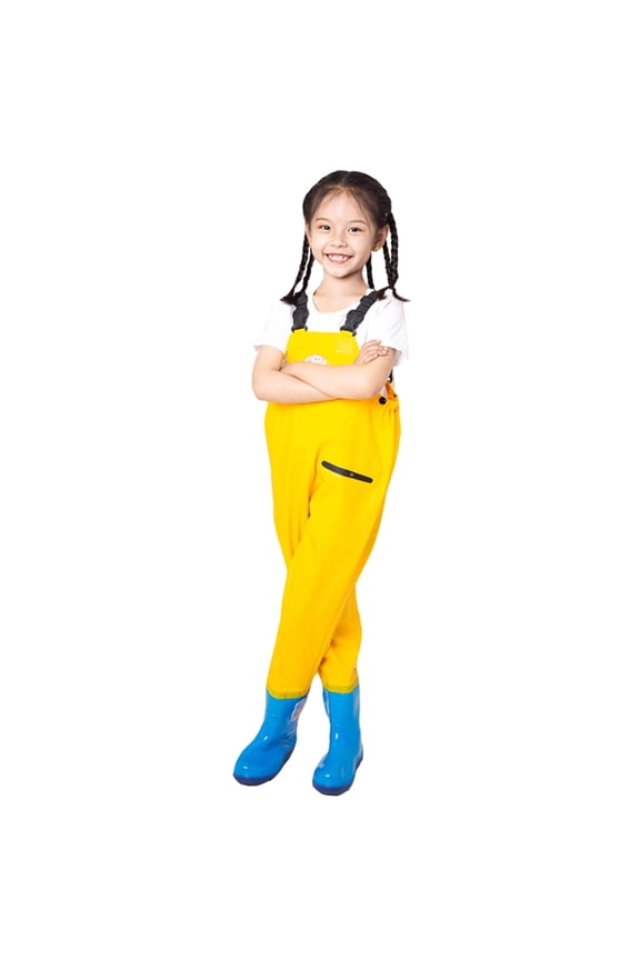 Chest Waders for Kids Toddler Girls Children Youth Fishing Jumpsuit with Boots, Sizes 2-3T