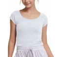 thumbnail image 1 of Kiijoy Crop Top for Girls Short Sleeve Square Neck Slim Fit T-Shirt Tee Tops, Sizes 12-13, 1 of 4