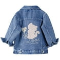thumbnail image 1 of Kiijoy Girl Embroidery Denim Jackets Kids Button Outerwear Casual Cute Coat, Sizes 9-10, 1 of 4