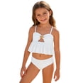 thumbnail image 1 of Kiijoy Girls 2 Piece Swimsuit Starfish Ruffle Tankini Set Beach Bathing Suit, Sizes 3-7, 1 of 7