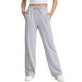 thumbnail image 1 of Kiijoy Girls Athletic Straight Leg Joggers Loose Fit Drawstring Sweatpants, Sizes 5-16, 1 of 8