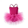 thumbnail image 1 of Kiijoy Girls Ballet Dance Dress Leotard Sleeveless Dancewear Ballet Tutu Skirt, Sizes 5-6, 1 of 2