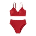 thumbnail image 1 of Kiijoy Girls Bikini Set UPF 50+ Bathing Suit Spaghetti Strap Swimsuit, Sizes 8-16, 1 of 3