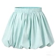 thumbnail image 1 of Kiijoy Girls Bubble Skort Casual High Waisted Skirt Cute Pull On Skorts, Size 2-14, 1 of 4