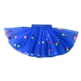 thumbnail image 1 of Kiijoy Girls Colorful Pompoms Tutu Skirt Dance Party Princess Skirt Petticoat, Sizes 3-4, 1 of 2