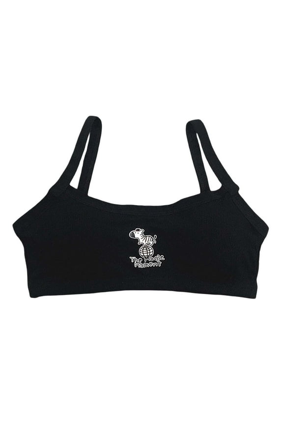 Girls Cotton Training Bra Comfortable Cartoon Everyday Bra