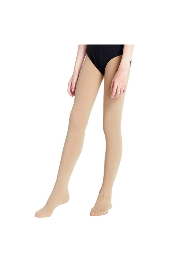 Girls Dance Tights Ballet Stretch Leggings Summer Dancewear Pantyhose, Sizes 3-5