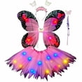 thumbnail image 1 of Kiijoy Girls Fairy Light Up Tutu Skirt Stage Performance Tulle Skirt Headband Wand, 1 of 6