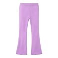 thumbnail image 1 of Kiijoy Girls Flared Leggings Pants Casual Solid Stretch Ruffle Pants, Sizes 4-16, 1 of 4