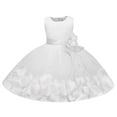 thumbnail image 1 of Kiijoy Girls Flower Print Princess Dress Sleeveless Pageant Birthday Party Dress, Sizes 6-9 Months, 1 of 3