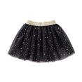 thumbnail image 1 of Kiijoy Girls Glitter Star Tutu Skirt Ballet Dance A Line Tulle Skirt, Black, Size 1-10, 1 of 3