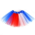 thumbnail image 1 of Kiijoy Girls Independence Day Tutu Skirt Fourth of July Ballet Dance Tulle Skirt, 1 of 2