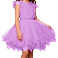 thumbnail image 1 of Kiijoy Girls Layered Tutu Skirt Ballet Dance Performance Party Puffy Tulle Skirt, Sizes One Size, 1 of 4