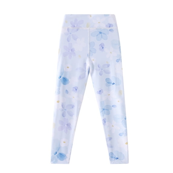 Kiijoy Girls Leggings Casual Athletic High Rise Stretch Workout Yoga Pants, Sizes 13-14