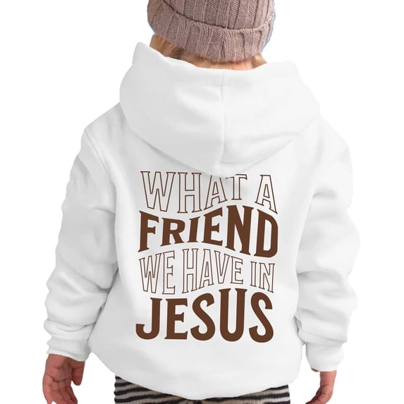 Kiijoy Girls Long Sleeve Pullover Hoodie Kids Casual Letter Print Sweatshirt, White, 12-13 Years