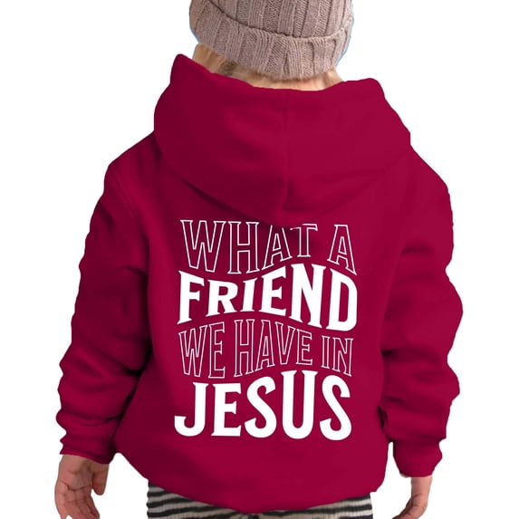 Kiijoy Girls Long Sleeve Pullover Hoodie Kids Letter Print Sweatshirt, Red, 12-13 Years