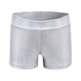 thumbnail image 1 of Kiijoy Girls Metallic Athletic Dance Shorts Stage Performance Yoga Trunks, Sizes 8-14, 1 of 3