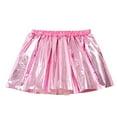 thumbnail image 1 of Kiijoy Girls Metallic Skirt Dance Party Performance Skirt with Built-In Shorts, Sizes 3-4, 1 of 4