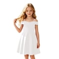 thumbnail image 1 of Kiijoy Girls Off Shoulder Party Dress Evening Gown Birthday Pageant Dresses, Sizes 6-14, 1 of 7