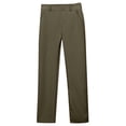 thumbnail image 1 of Kiijoy Girls School Uniform Stretch Straight Pants Casual Solid Pull-On Pants, Sizes 14-15, 1 of 6