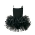 thumbnail image 1 of Kiijoy Girls Shiny Camisole Ballet Dance Dress Tutu Skirted Leotard Dancewear, Sizes 3-10, 1 of 2