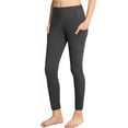 thumbnail image 1 of Kiijoy Girls Stretchy Yoga Leggings Athletic Workout Solid Tights with Pockets, Sizes 2-13, 1 of 1